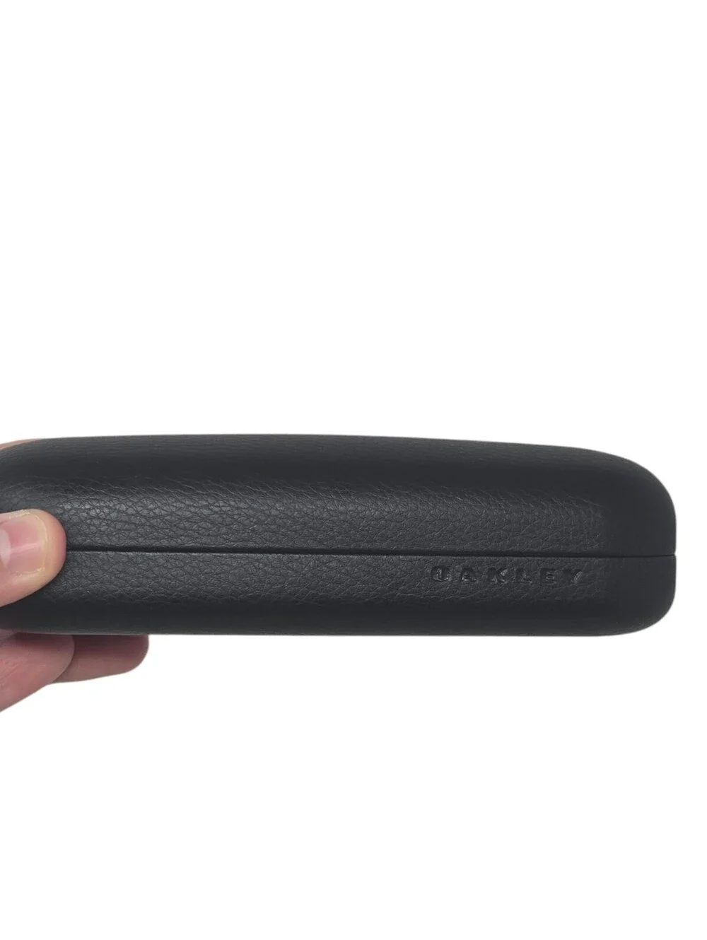 OAKLEY Eyeglass Sunglass Black Faux Leather Hard Clamshell Small CASE ONLY